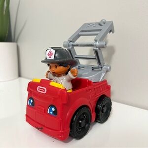 Fisher price little people firetruck and fireman